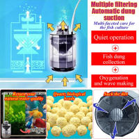 Coleccionador De Heces De Peces Para Acuario Filtro Automático Completo Separador De Heces De Peces Material Plástico - details 1