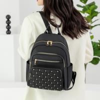 Mochila Vintage Clásica De Nylon Para Mujer Bolsa De Viaje Casual Solida Gran Capacidad Para Escuela Y Universidad Mochila Para Niñas - details 18