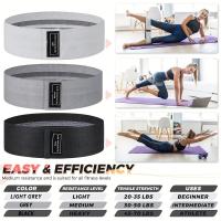 Banda De Resistencia De Color Gradiente Para Sentadillas Profundas Y Modelado De Glúteos Crochet Elasticidad Fitness Para Hombres Y Mujeres - details 8
