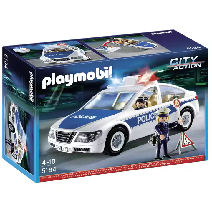 PLAYMOBIL 5184 COCHE POLICIA COLECCION - 1