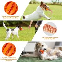 Bola De Juguete Para Perros Con Correa Resistente Masticadora Y Limpieza De Dientes Juguete Interactivo Anti-Boredom Para Muelas - details 15