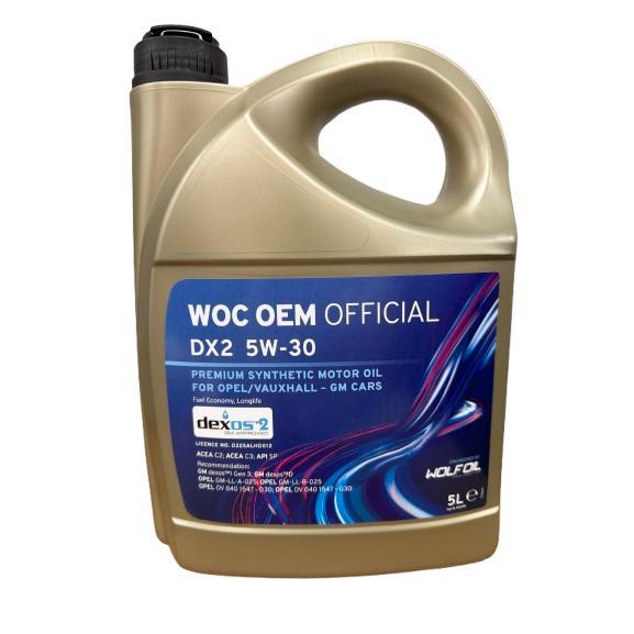 Aceite de Motor Opel Dexos2 5W30 5 Litros