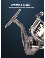 BAKAWA Carrete De Pesca Spinning Metal Serie 800-7000 5.2:1 Ratio De Engranajes Carrete De Hilo Para Agua Dulce Y Salada - details 6