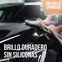 LIONSWAY - Cera Líquida de Carnauba – Limpieza en Seco, Brillo Extremo + Bayeta Profesional Incluida - details 0