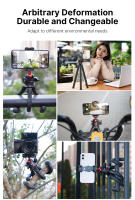 VIJIM Ulanzi MT-33 Trípode Flexible De Octopus Para Cámara De Teléfono DSLR Diseño 2 En 1 Con Soporte Para Teléfono Y Enchufe Frío Lado Con Tornillo 1/4 - details 6