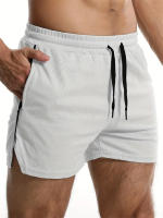 Shorts De Running Para Hombre Estilo Verano Deporte Fitness Malla Secado Rápido Transpirable Entrenamiento Pantalones De Sudor - details 12