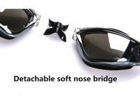 Gafas De Natación Profesionales RBworld Impermeables Con Lente De Silicona Electroplateado Para Hombres Y Mujeres Anti-escarcha UV Con Conector De Oreja - details 16