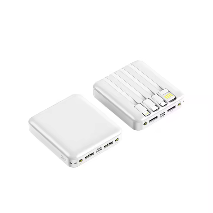 Banco de Energía compacto con cable integrado: y versáril Carga, 10000 mAh - 1