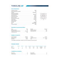 Threeline ND10RBFPL Downlight LED, 9 W, Color Plateado, Blanco Frío 5500K, Para Montaje Empotrado, Formato Redondo, Alta Eficiencia Energética - details 1