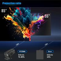 Proyector HY320 Mini 4K Android 11 Dual Wifi6 300ANSI Allwinner H713 BT5.0 1080P 1280x720P Para Cine En Casa Y Exterior Con Altavoz Integrado Y Corrección De Keystone Automática - details 11