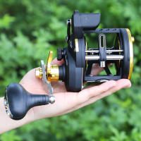 Carrete De Pesca Sougayilang Con Contador De Línea Reloj De Manivela Para Salmón Y Atún 4.1:1/6+1BB Máximo Arrastre 25Kg Pesca En Oceano Y Río - details 2