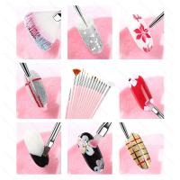YIKOOLIN Set De Pinceles Para Uñas 20 Piezas Kit De Diseño De Uñas Con Pincel De Polvo De Acrílico Y Bolígrafo De Esmalte UV Para Arte De Uñas DIY - details 18