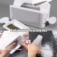 YIKOOLIN Set De Reciclaje De Polvo Para Uñas Con Cuchara Y Recipiente Portátil Kit De Pincel Para Polvo De Uñas Herramientas De Manicura - details 19