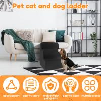 Escaleras Para Mascotas 3 Pasos De Almohadilla De Espuma De Alta Densidad Antideslizante Desmontable Y Lavable Para Perros Pequeños Pasos De Gato Suministros Para Mascotas - details 4