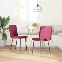 vidaXL Sillas de comedor 2 unidades terciopelo en color Verde claro/Marrón/Azul y más | cómodas modernas ergonómicas para comedor cocina salón hogar - details 4