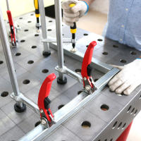 Juego De Herramientas De Soldadura 1Pc Quick-Adjust Welding Fixture Para Mesa De Trabajo Vertical Con Agarre Fijo Para Plataforma De Soldadura Tamaño 16mm/28mm - details 0