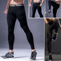Leggings Para Hombre Gimnasio Correr Tallas Verdaderas Pantalones De Compresión Fitness Yoga Entrenamiento Longitud De 87-95cm - details 10