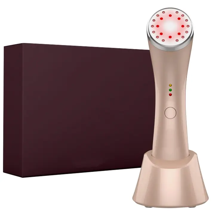 Masajeador Cara - Máquina Facial para Antiarrugas y Reafirmante, Rejuvenecimiento Facial, Cuidado Facial Luz Roja Therapy - 1