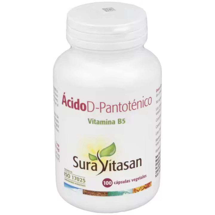 Sura Vitasan Acido Pantotenico 500Mg 100Caps - 1