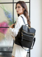 Nueva mochila para mujer con estampado de diamantes, moda simple y versátil, que mejora la calidad de la mochila de gran capacidad. - details 8