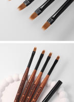 Pincel De Arte Para Uñas Gradient Acrílico Ombre DIY Pincel De Dibujar Flores Herramientas De Manicura Para Gel UV De Salón - details 9