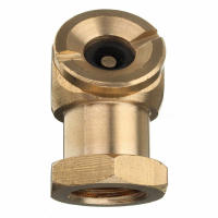 Conector De Válvula De Neumático Dorado 1/4" NPT Air Chuck Clip Lock-On Para Ruedas De Bola Accesorio De Neumáticos Material De Zinc Aluminio - details 3