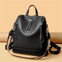 Mochila De Lujo Para Mujer Estilo Preppy Bolso De Hombro Suave Impermeable Bolsa Multifuncional Para Estudiantes Jóvenes - details 5