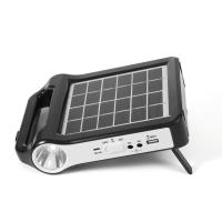 Kit De Generador De Energía Solar Portátil 15W Recargable Con Luz De Lámpara Y Cargador USB Sistema De Energía Solar Para El Hogar - details 9