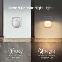 Luz Nocturna con Sensor de Movimiento Enchufable, 3 Modos de Temperature de Color y Atenuación Continua, Luz Nocturna Infantil, [2 Piezas] luz LED Blanca válid para Baño/pasillo/Armaro [Clase de eficiencia energética E] - details 3