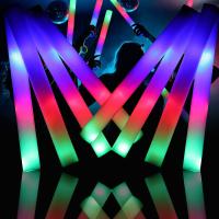 15/20Pcs LED Glow Sticks Coloridos Y RGB Para Fiestas Navidad Cumpleaños Boda Fiesta Supplies De Luz En Oscuridad - details 0