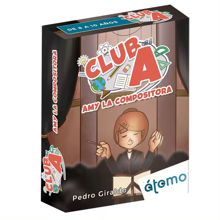 ATOMO JUEGO DE CARTAS EDUCATIVO AMY LA COMPOSITORA CLUB A AMY LA COMPOSITORA - CLUB A 47x91x25 Cms. - 1