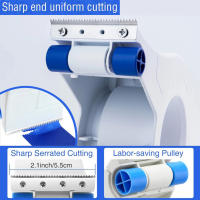 Dispensador De Cinta Adhesiva Con 2 Rolls Y Herramienta De Corte Para Pintura De Paredes Y Piso Y Empaquetado Herramienta De Manualidades DIY - details 6