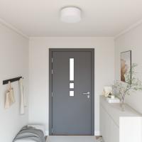 Lámparas de Techo Flush Mount vidaXL Blanco Ø 30 cm Tela E27 - details 0