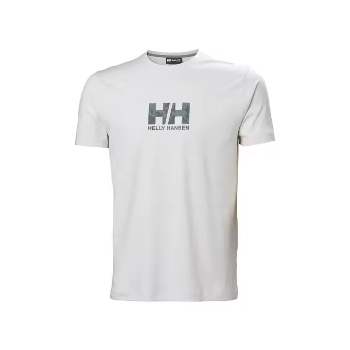 Camiseta Hombre Helly Hansen Core Graphic Gris - 1