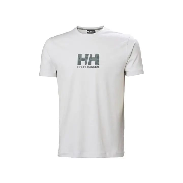 Camiseta Hombre Helly Hansen Core Graphic Gris - 1