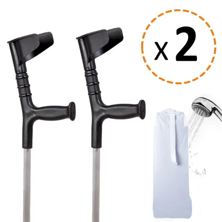 Muletas Adulto Regulables con Cubre Escayola Ortoprime Ortoprime - 1