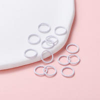 50pcs Anillos Saltarines Redondos De Colores 8/10/12mm Abiertos Para Creación De Joyería DIY Conectores Suministros De Encuentros Metálicos De Cobre - details 2