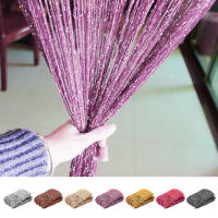 Cortina De Puerta Con Borlas Brillantes Divisor De Ventana Para Decoración De Sala De Estar Y Fiestas Material De Poliéster Clásico Estilo - details 1