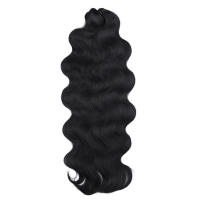 Extensiones De Cabello Sintético Body Deep Wave Ombre Rubio Plateado 24 Pulgadas Rizado Agua Ondulado Tejido Crochet Para Crear Coletas Para Negras - details 5