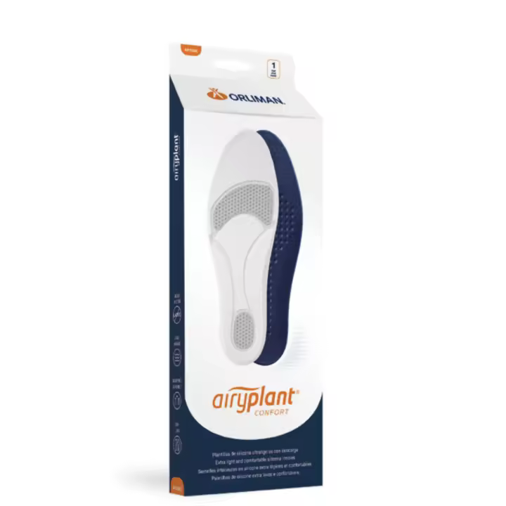 Orliman - Plantillas de silicona ultra-ligera con descarga Orliman AIRYPLANT CONFORT AP750C (1 Par) - 1