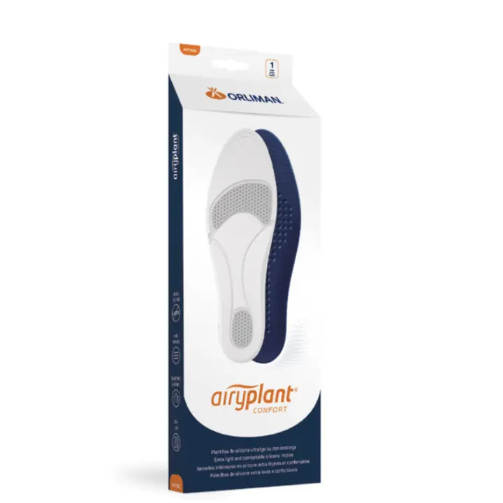 Orliman - Plantillas de silicona ultra-ligera con descarga Orliman AIRYPLANT CONFORT AP750C (1 Par) - 1