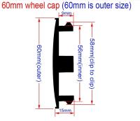 4Pcs Cubiertas De Centro De Rueda Para Coche 56/60mm Compatible Con FIAT 500 Grande Stilo Freemont Punto Astra Bravo Ducato Accesorios De Automóvil - details 6
