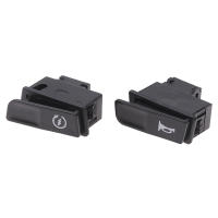 Juego De 5 Piezas Botones De Interruptor De Arranque Bocina Luz Señal De Giro Alto Bajo Para Motos Scooter ATV Mopeds Accesorios - details 5