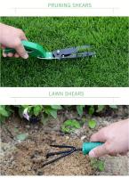 Juego De Herramientas De Jardín Con Estuche Portátil Incluye Shovel Rake Fork Weeder Trimmer Regalo Para Jardinería 5/10 PCS - details 5