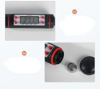 Termómetro Digital De Cocina Con Púa Larga Para BBQ Carne Pasteles Caramelo Fritos Asado Herramienta De Cocina Familiar Medidor De Temperatura Para Horno - details 3