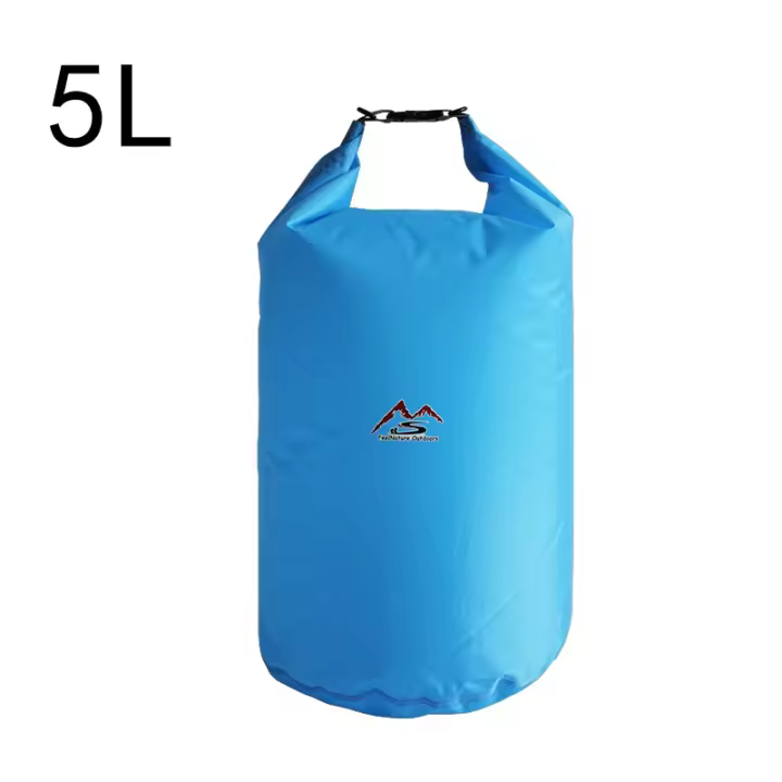 Bolsa Seca Impermeable Aolikes Para Natación Y Pesca En Río Bolsa Flotante De Deportes Acuáticos De Polyester 5L/10L/20L/40L/70L Disponibles En 4 Colores - 1