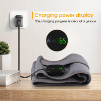 Almohadilla Eléctrica Para La Cintura, Cinturón Eléctrico Sin Cables Para La Espalda Con 3 Modos De Calefacción Rápida Y Masaje, Pantalla Táctil Para Aliviar El Dolor Con Batería De 5000mAh - details 7