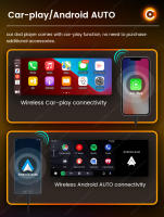 Radio De Coche Android 13 1 DIN 6.86 Pulgadas 2+32G Con Wireless Carplay Y DSP Pantalla Táctil HD Multimedia MP5 Reproductor De Vídeo - details 7
