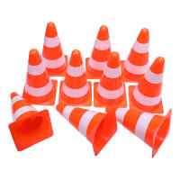 Cono Reflector De Alta Visibilidad Para Tráfico Y Parkings 1Set=10Pcs Stake De Barriada No Parking Material PVC - details 0