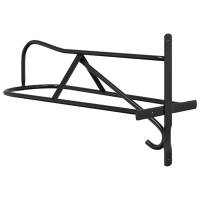 vidaXL Soporte de silla de montura de pared hierro negro - details 5
